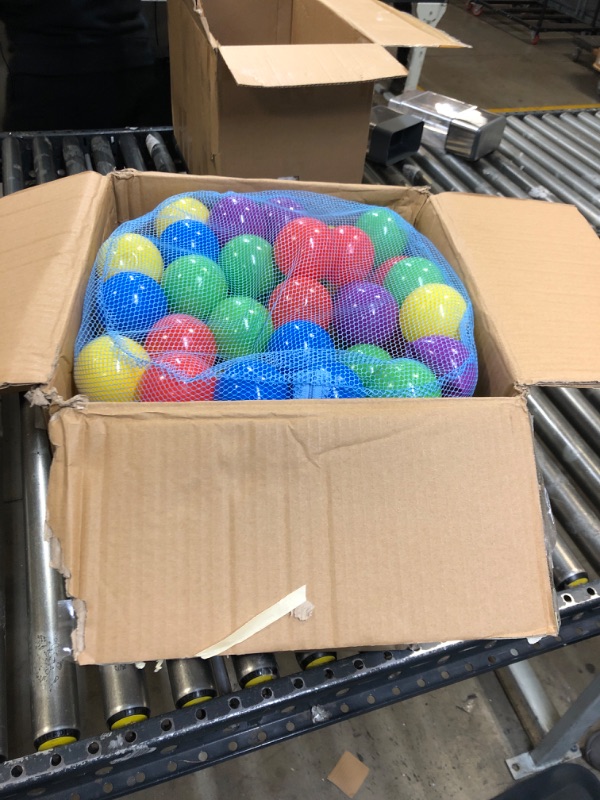 Photo 2 of 200 Ball Pit Balls for Kids – Plastic Ball Refill Pack for Kids | Phthalate and BPA Free Non-Toxic Plastic Ball Pack | Reusable Storage Bag with Zipper – Sunny Days Entertainment
USED POSSIBLY NOT ALL IN BOX 