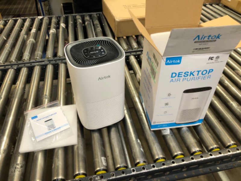 Photo 2 of AIRTOK Air Purifiers for Home Bedroom Large Room with H13 True HEPA Filter| 793 ft2 Coverage Max| Air Cleaner Filter for Wildfire Smoke Dander Odor| 99.9% Removal to 0.1mic| Ozone-Free, Night Light
POWER CORD IS INSIDE WITH THE FILTER 