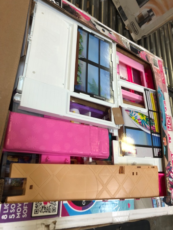 Photo 1 of Barbie Dreamhouse Doll House Playset Barbie House with 75+ Accesssories Wheelchair Accessible Elevator Pool, Slide and Furniture