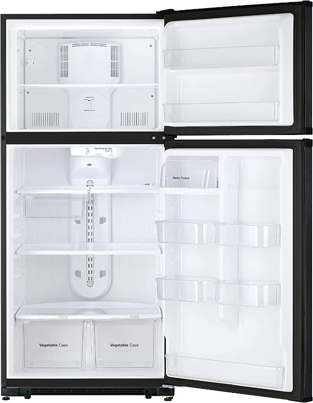 Photo 3 of Winia WTE21GSBCD 21 Cu. Ft. Top Mount Refrigerator - Black----factory sealed 
