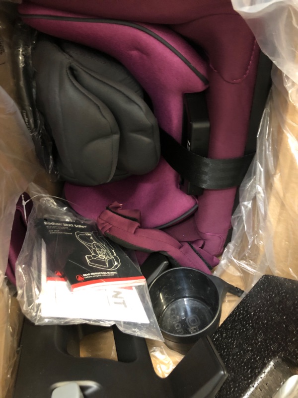 Photo 2 of Diono Radian 3RXT SafePlus, 4-in-1 Convertible Car Seat, Rear and Forward Facing, SafePlus Engineering, 3 Stage Infant Protection, 10 Years 1 Car Seat, Slim Fit 3 Across, Purple Plum 3RXT Safe+ Purple Plum