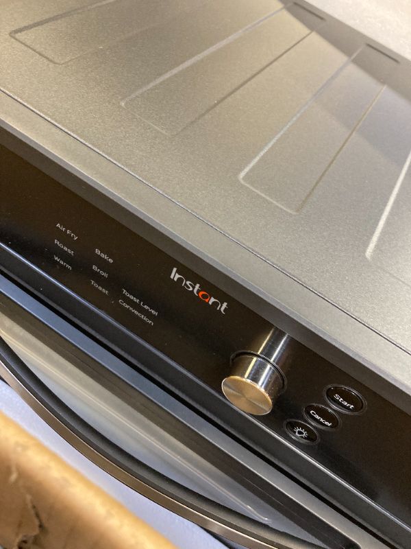 Photo 1 of Instant Omni Air Fryer Toaster Oven Combo 19 QT/18L, From the Makers of Instant Pot, 7-in-1 Functions, Fits a 12" Pizza Oven, 6 Slices of Bread, App with Over 100 Recipes, Black Finish 19QT OMNI Toaster Oven