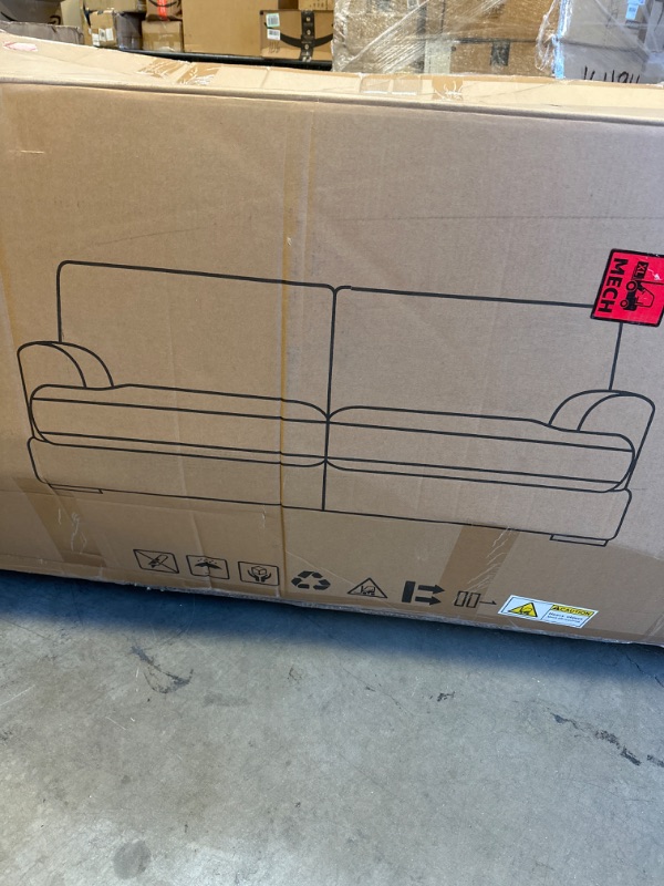 Photo 3 of Amazon Brand – Stone & Beam Lauren Down-Filled Oversized Loveseat Sofa
