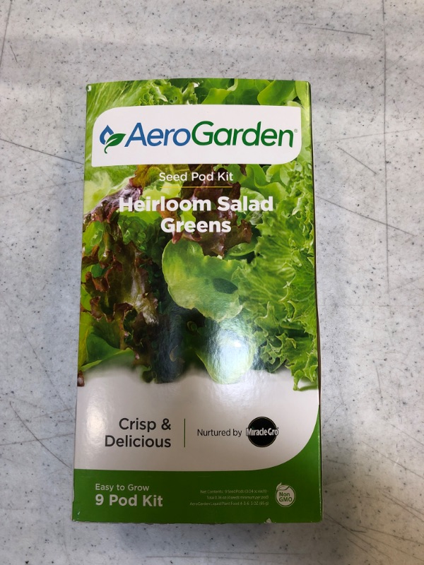 Photo 2 of AeroGarden Heirloom Salad Greens Mix Seed Pod Kit - Salad Kit for AeroGarden Indoor Garden, 9-Pod 9-pod Heirloom Salad Greens