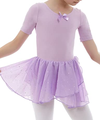 Photo 1 of Fancylovesotio Ballerina Outfits for Toddler Girls Dance Ballet Leotards Dress Tutu Skirt for 3-9 Years
