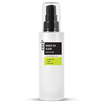 Photo 1 of [Coxir] Greentea Clear Emulsion 100ml(3.38 oz) for calming and hydrates skin 

