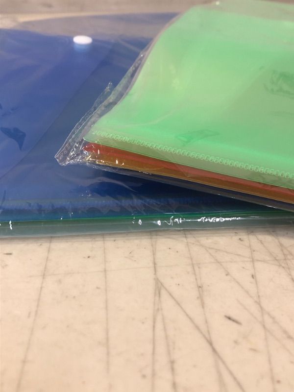 Photo 2 of Plastic Envelopes Clear Document Folders – 10 Pack Poly Envelopes Letter A4 Clear File Bags Document Organizers with Snap Button for Home Work Office Organization
