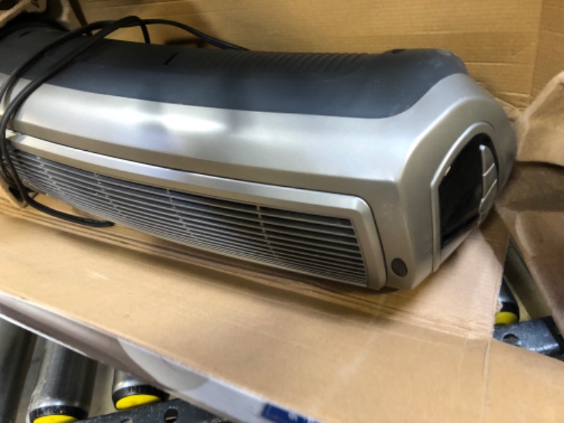 Photo 2 of Lasko 1500W Digital Ceramic Space Heater with Remote, 755320, Silver