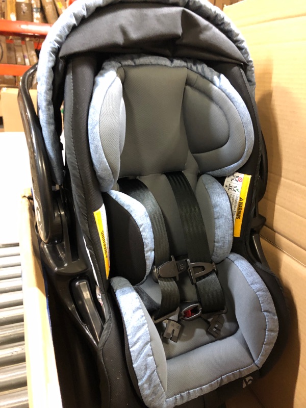 Photo 2 of Baby Trend Secure Snap Tech 35 Infant Car Seat, Chambray , 16.5x16.25x28.5 Inch (Pack of 1)