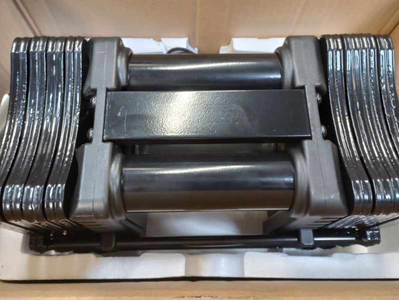 Photo 1 of 1 --- PowerBlock EXP Adjustable Dumbbell, Stage 1, 5-50 lb. Dumbbell, Durable Steel Build, Innovative Workout Equipment, All-in-One Dumbbell, Expandable with Expansion Kits --- minor used, scuffs and scratches on item as shown in pictures