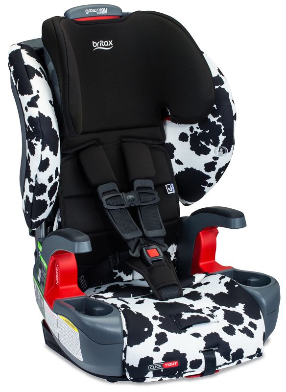 Photo 1 of Britax Grow with You ClickTight Harness Booster Car Seat - Cowmooflage (Safewash)
