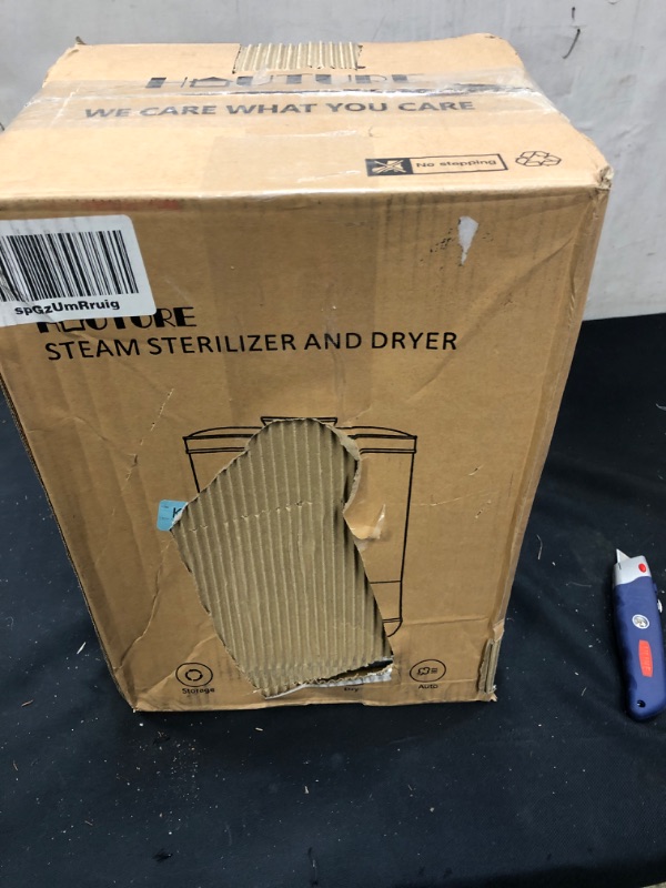 Photo 1 of Baby Bottle Sterilizer, 6-in-1 HAUTURE Bottle Sterilizer and Dryer, Electric Steam Bottle Sanitizer for Baby stuffs, Baby Bottles & Breast Pump Accessories
---- factory sealed, damaged box