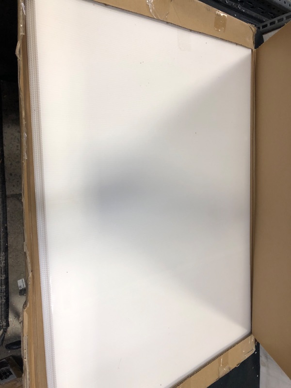 Photo 1 of Juvale 8 Pack Blank Corrugated Plastic Yard Signs, 24 x 36 in Poster Board for Garage and Estate Sale, Open House (4mm Thick)
--- packaging slightly damaged