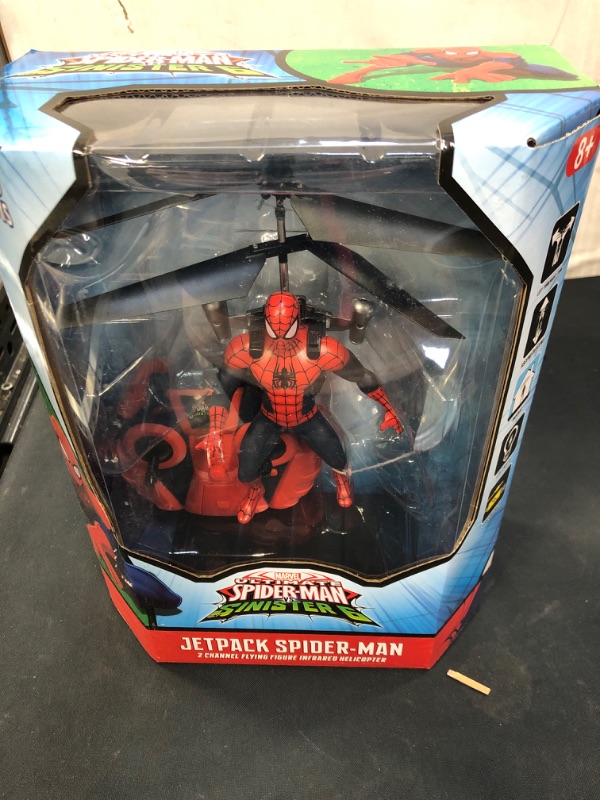 Photo 2 of Marvel Licensed Ultimate Spider-Man Vs The Sinister 6 Jetpack 2CH IR RC Helicopter