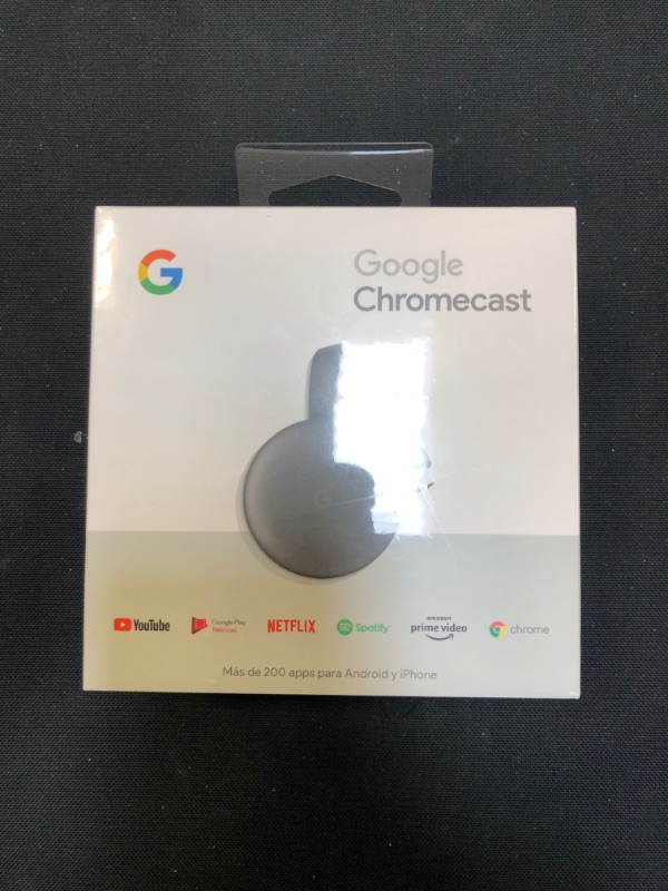 Photo 2 of Google Chromecast (3rd Generation) Media Streamer - Black
FACTORY SEALED
