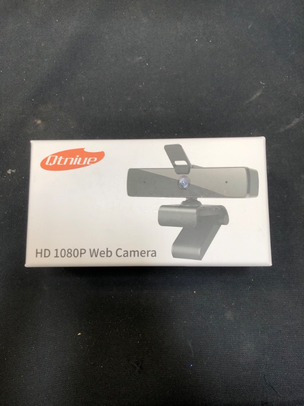Photo 1 of Qtniue Webcam with Microphone and Privacy Cover, FHD Webcam 1080p, Desktop or Laptop and Smart TV USB Camera for Video Calling, Stereo Streaming and Online Classes 30FPS