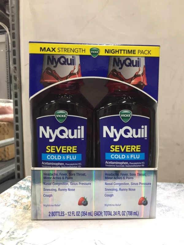 Photo 2 of Vicks NyQuil SEVERE Cough  EXP 5/2024