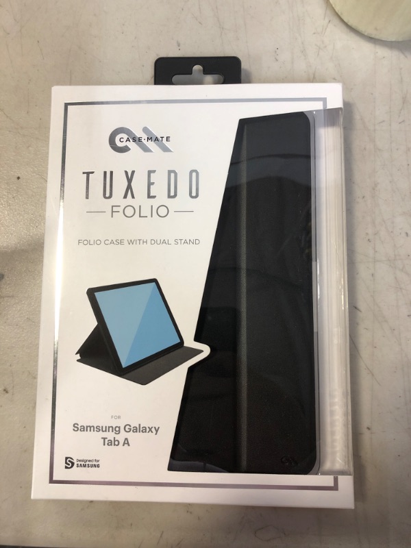 Photo 2 of Case-Mate - Samsung Galaxy Tab A 8.0"- Tuxedo- Black