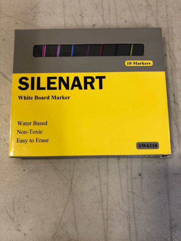 Photo 2 of Magnetic Dry Erase Markers Fine Tip, Small Whiteboard Markers for Kids, Fine Point, Low-Ordor, Dry Erase White Board Pens with Eraser, 10 Pack