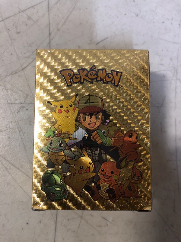 Photo 1 of "110 TCG Deck Box Cards Vmax DX GX Limited Edition Gold Foil Cards Best Gifts for Collectors, Kids"