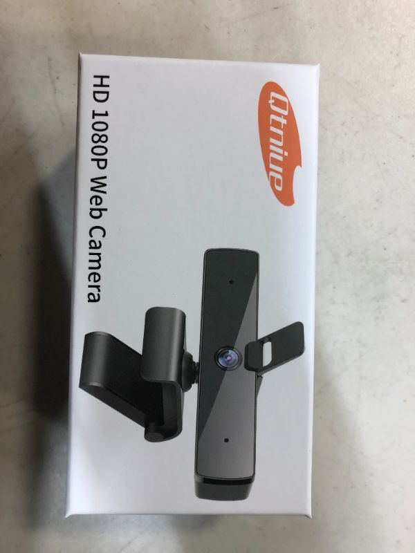 Photo 2 of Qtniue Webcam with Microphone and Privacy Cover, FHD Webcam 1080p, Desktop or Laptop and Smart TV USB Camera for Video Calling, Stereo Streaming and Online Classes 30FPS