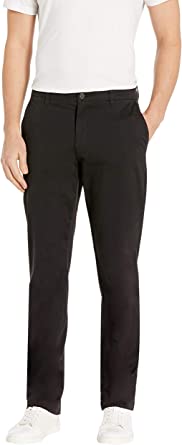 Photo 1 of Goodthreads Men's Straight-Fit Washed Comfort Stretch Chino Pant-BLACK ***SIZE 36W x 36L