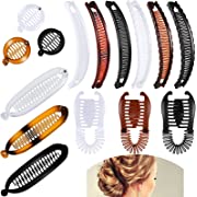 Photo 1 of 20 Pieces Banana Hair Clips Set Vintage Clincher Combs Classic 
