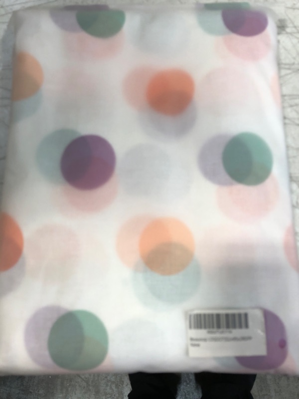 Photo 2 of Beauoop Sheer Window Curtains 95-Inch Long with Colorful Dots Pattern