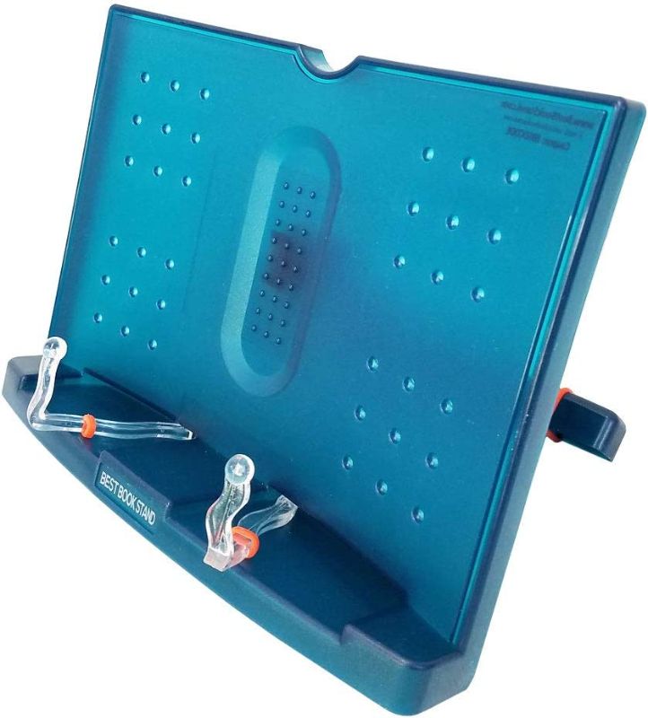 Photo 1 of Actto BST-09 Green Portable Reading Stand/Book Stand Document Holder (180 Angle Adjustable)
