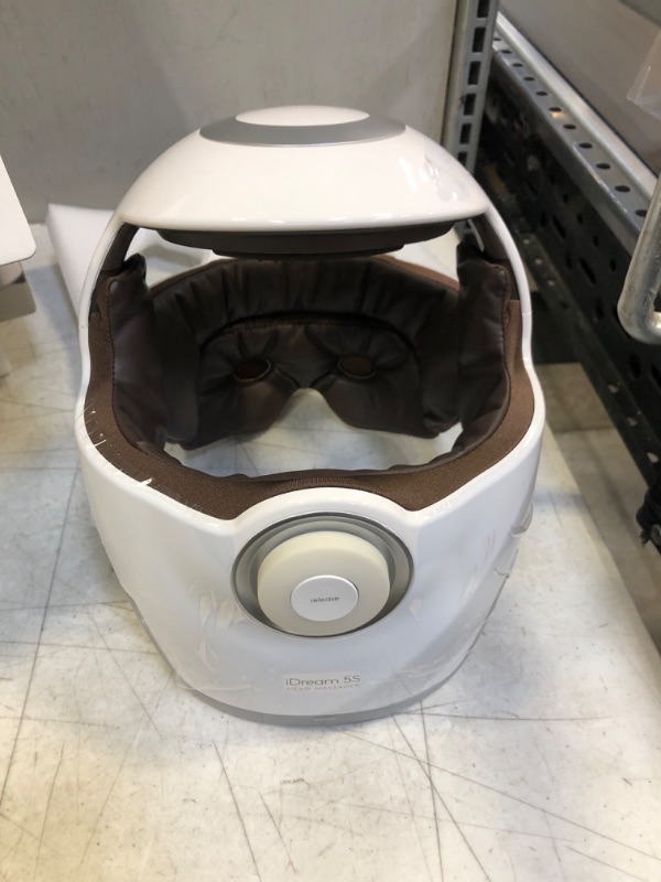 Photo 3 of Breo iDream5s Electric Head Massager, Eye & Neck Massage Helmet with Heat, Kneading, Air Compression, APP Control Scratcher for Headache, Stress Relief, Deep Sleeping
