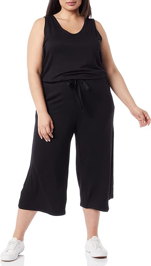 Photo 1 of Daily Ritual Women's Supersoft Terry Sleeveless Wide-Leg Jumpsuit
