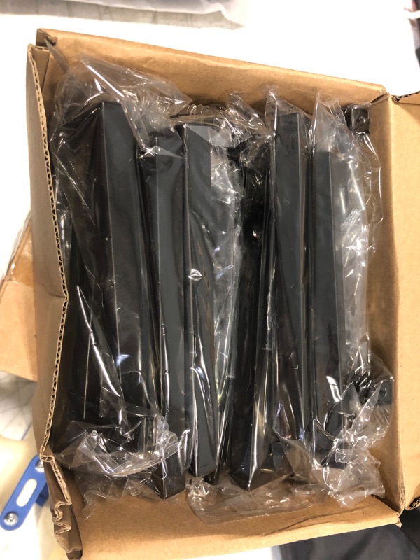 Photo 2 of 25 Pack 5 Inch Kitchen Cabient Handles Black Cabient Pulls,Matte Black Drawer Pulls Stainless Steel Black Hardware for Cabinets and Drawers, Square Dresser Handles 5" Hole Center