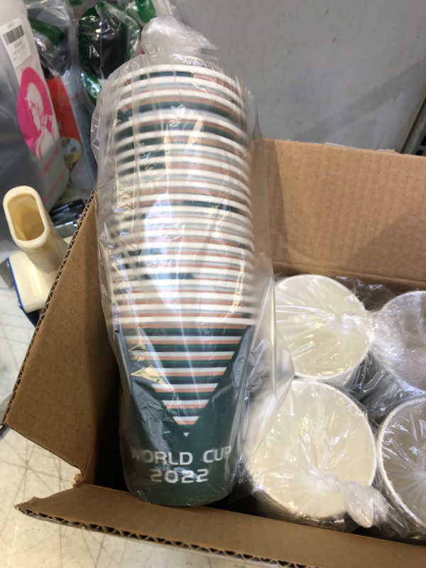 Photo 1 of 120 PC 8 OZ WARM DISPOSABLE CUPS 