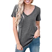 Photo 1 of Mafulus Women's V Neck T Shirt Workout Yoga Casual Tops Sz Sm