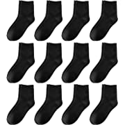 Photo 1 of Aroveea Baby Socks 5-7 Years Old Black 12 Pack for Toddler Boys and Girls Sz 5-7yo