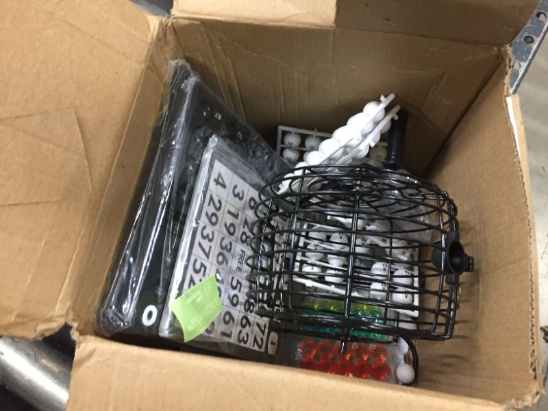 Photo 1 of Complete Bingo Set – Deluxe Classic Carnival and Casino Game for Kids and Adults with Tumbler Cage, Master Board, Sheets, and Markers by Hey Play