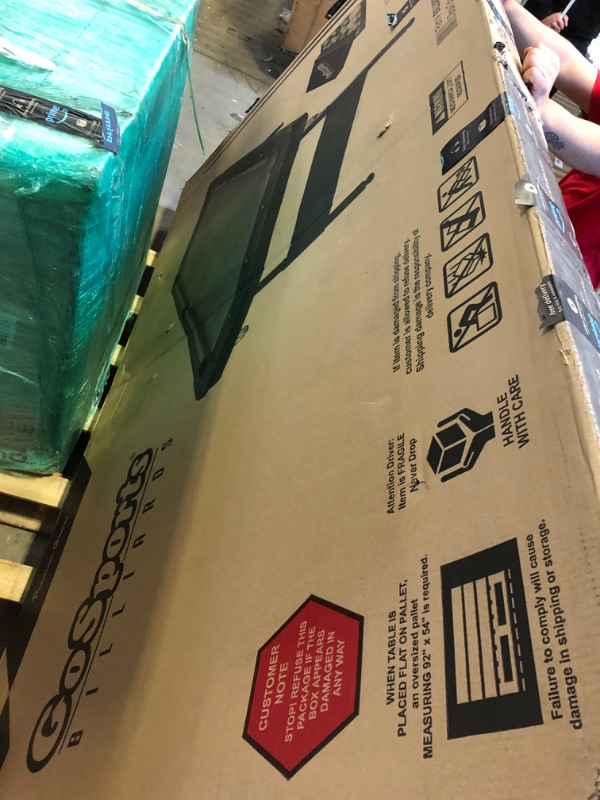 Photo 1 of GoSports Mid-Size Billiards Game Tables - Foldable Design, Includes Full Set of Pool Balls, 2 Cue Sticks, Chalk, and Felt Brush *****BOX FACTORY SEALED***************
