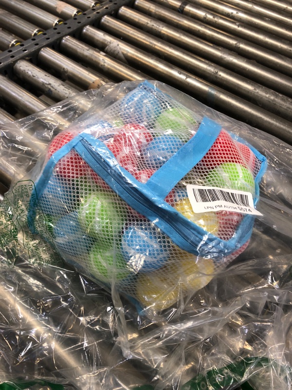 Photo 1 of KC CUBS Pack of 50 BPA Free Crush Proof Plastic Ball, Pit Balls, Tent, Playhouse, Bounce House, Kids Room - 4 Primary Bright Col