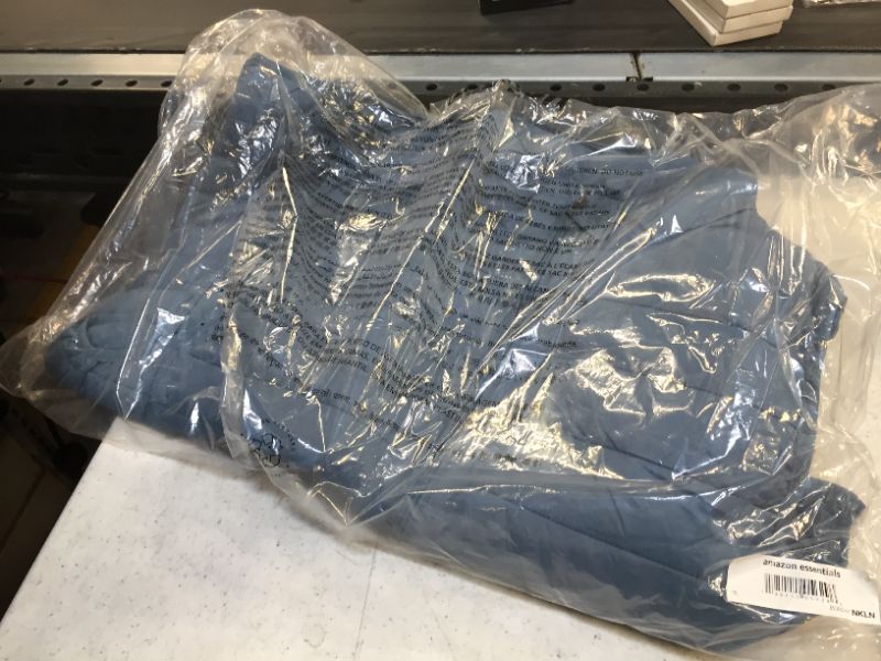 Photo 2 of Amazon Essentials Men's Lightweight Water-Resistant Packable Puffer Vest, Medium Blue, X-Large
