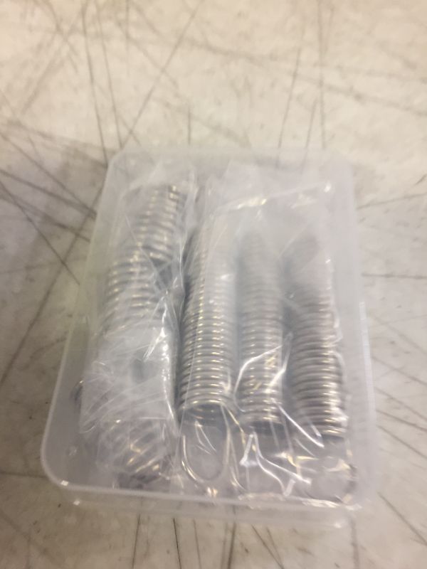 Photo 2 of  Zinc Plated Springs Corrosion Resistant Oxidation 3-3/4 inch Length 1/2 OD, 0.082 Wire Diameter Extension 2 3/4 OD 0.078 Compression 6pcs