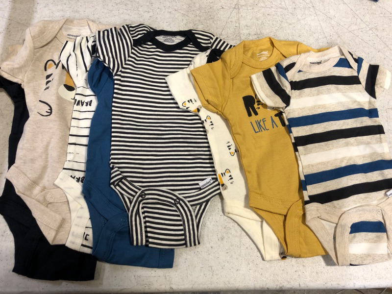 Photo 2 of 0 MONTHS///Onesies Brand baby-boys 8-pack Short Sleeve Mix & Match Bodysuits