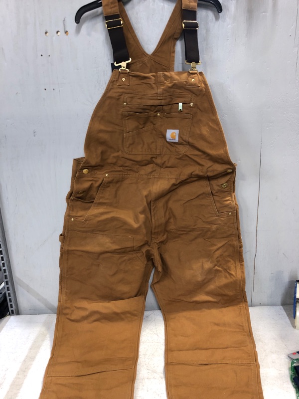 Photo 2 of 40X30////Carhartt Men's Relaxed Fit Duck Bib Overall