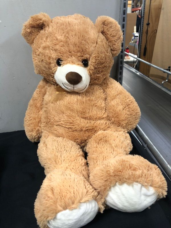 Photo 2 of  Giant Teddy Bear Soft Stuffed Animals Plush Big Bear Toy for Kids, Girlfriend 35.4 inch(Beige)