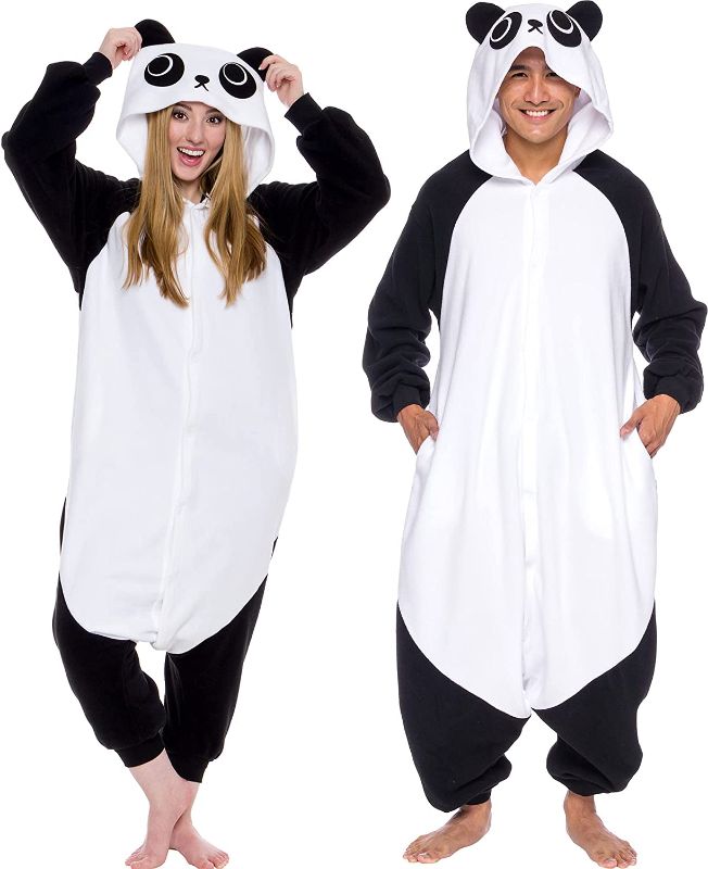 Photo 1 of Adult Onesie Halloween Costume - Animal and Sea Creature - Plush One Piece Cosplay Suit for Adults, Women and Men FUNZIEZ!--SIZE SMALL
