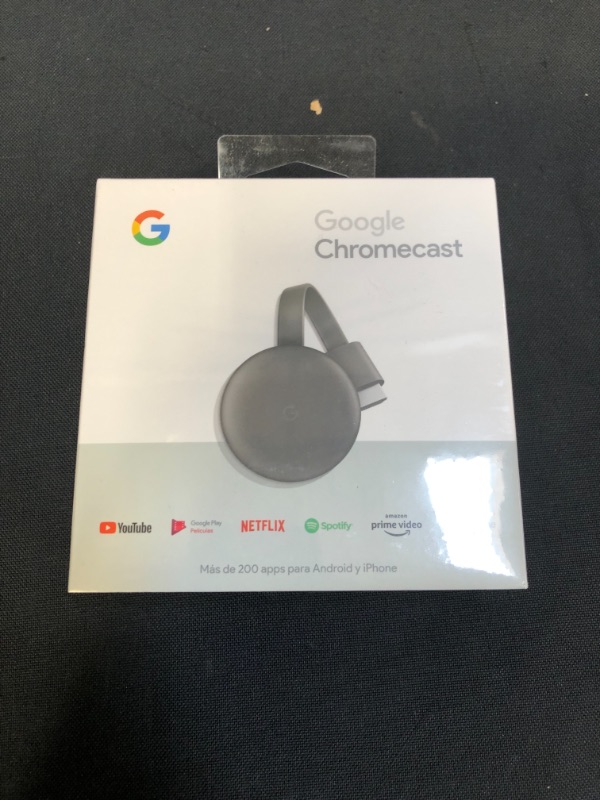 Photo 2 of Google Chromecast - Streaming Device with HDMI Cable - Stream Shows, Music, Photos, and Sports from Your Phone to Your TV
FACTORY SEALED
