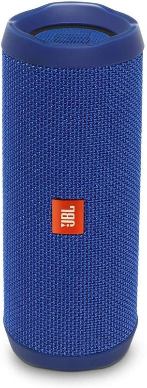 Photo 1 of JBL Flip 4 Waterproof Portable Bluetooth Speaker - Blue --factory sealed --
