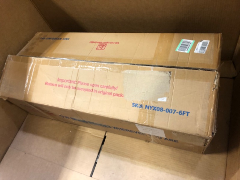 Photo 1 of HABUTWAY 6FT Wheelchair Ramp Folding Aluminum Portable Non-Slip Ramps Holds Up to 800 lbs Utility Mobility Access Threshold Ramp Suitcase with Applied Slip-Resistant Surface Handicap Ramps