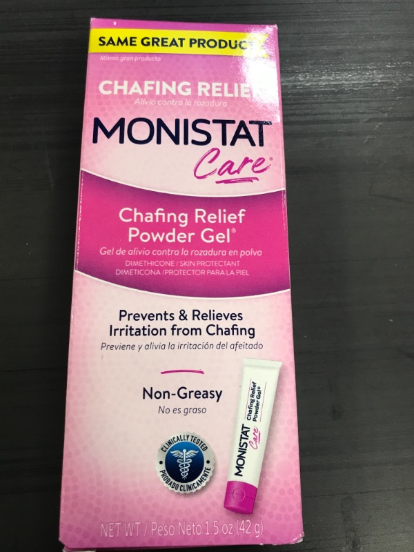 Photo 2 of Monistat Care Chafing Relief Powder Gel, Anti Protection, 1.5 Oz 1.5 Ounce (Pack of 1)