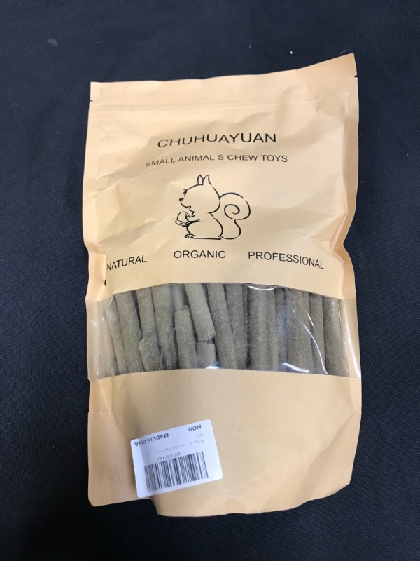 Photo 2 of 500g Timothy Hay Sticks for Rabbits Guinea Pig Hamsters,Timothy Grass Molar Stick Chew Toys for Hamsters and Other Small Animals Treats ** FACTORY SEALED 