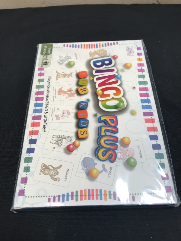 Photo 2 of Magnetic Portable Bingo Plus for Kids Playing Board Sequence Game Simple Strategy ** FACTORY SEALED 